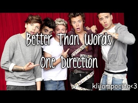 Better Than Words - One Direction Letra en Inglés y Español