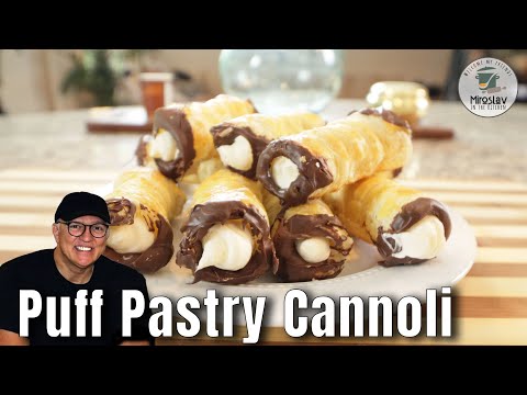 Quick and Tasty Puff Pastry Cannoli