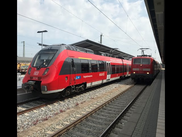 フライラッシング駅（オーストリアのザルツブルクと国境を接するドイツ・オーストリア間の重要な鉄道ジャンクション）