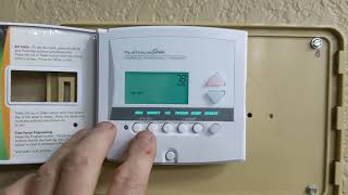 Venstar Thermostat Basic Operation