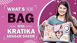 What’s In My Bag With Kratika Sengar Dheer  Bag 