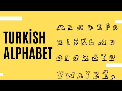 Learn Turkish | Turkish Alphabet with Pronunciation | Turkish for Beginners | Lesson 1