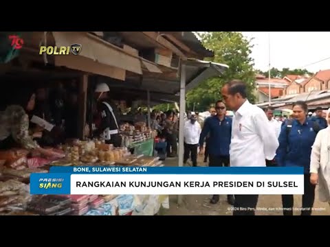 KUNJUNGAN KERJA PRESIDEN JOKOWI DAN IBU IRIANA KE KABUPATEN BONE
