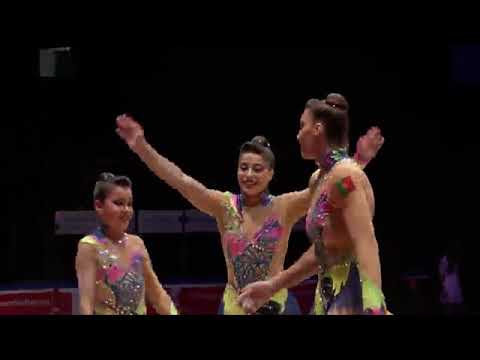 Acrobatic Gymnastics World Championship 2021 - POR Yas Rodrigues, Mónic Lima, Sof Gaspar DYN