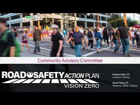 October 19, 2023 Vision Zero Community Advisory Committee Meeting