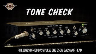 Video thumbnail for TONE CHECK: Phil Jones BP 400 Bass Pulse One Head & PJB 400W 4x5  Bass Cabinet by Cream City Music