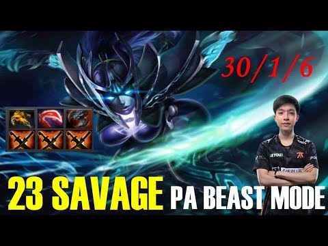 23Savage [Phantom Assassin] - Safelane 30kill No Mercy WTF!