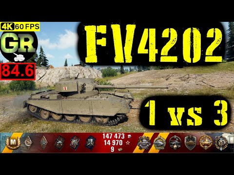 85_World of Tanks FV4202 WoT Replay - 8 Kills 4.6K DMG(Patch 1.5.0)