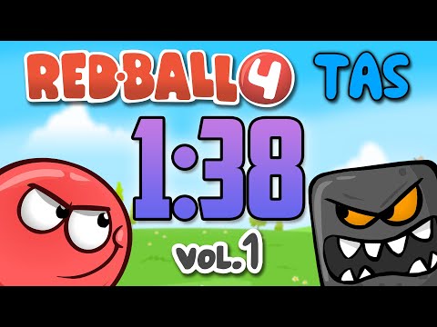 Red Ball 4 Volume 1 Any% TAS in 1:38.900