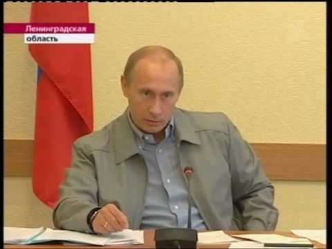 Путин в Пикалёво жёстко разговаривает с Дерипаской