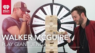 Walker McGuire Play Giant Jenga!