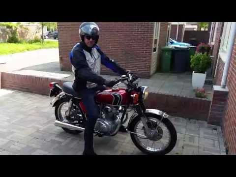 De honda CB 250 van Gert-Jan