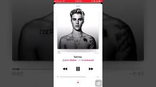 Justin Bieber Tell Me- Unreleased song(2018)