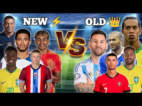 New Gen vs Football Legends 🔥 Who Really Wins? (Messi, Ronaldo, Zidane, Ronaldinho )