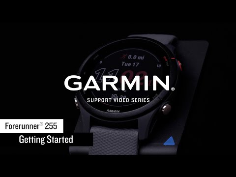 Išmanusis laikrodis Garmin Forerunner 255, Skalūnų  pilkos spalvos video