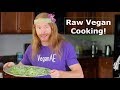 Raw Vegan Cooking Cucumber Pizza Ultra Spiritual Life Episode 72