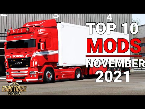 TOP 10 ETS2 1.42 OPEN BETA MODS - NOVEMBER 2021 | Euro Truck Simulator 2 Mods | HEAVY JOB DRIVE