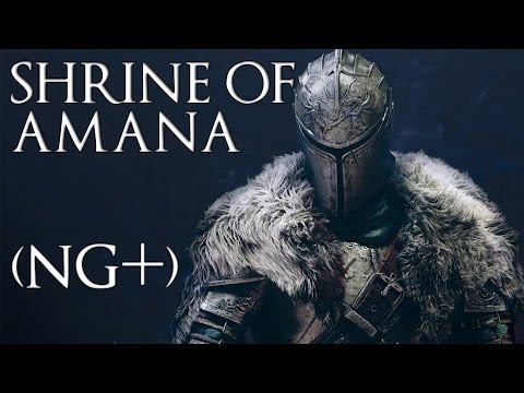 Dark Souls 2 (NG+) 100% Shrine of Amana Walkthrough (All Secrets & Items) No Commentary