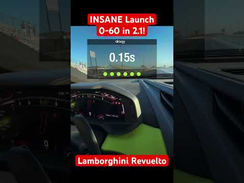 Lamborghini Revuelto Launch Control and 1/4 Mile Record