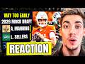Reacting To My Way Too Early 2026 NFL Mock Draft