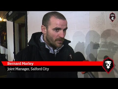Prescot Cables 0-1 Salford City - Bernard Morley post-match interview 25/03/15
