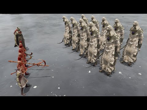 Malenia + Millicent's Sisters Vs 10x Units Of Crumbling Farum Azula - Elden Ring