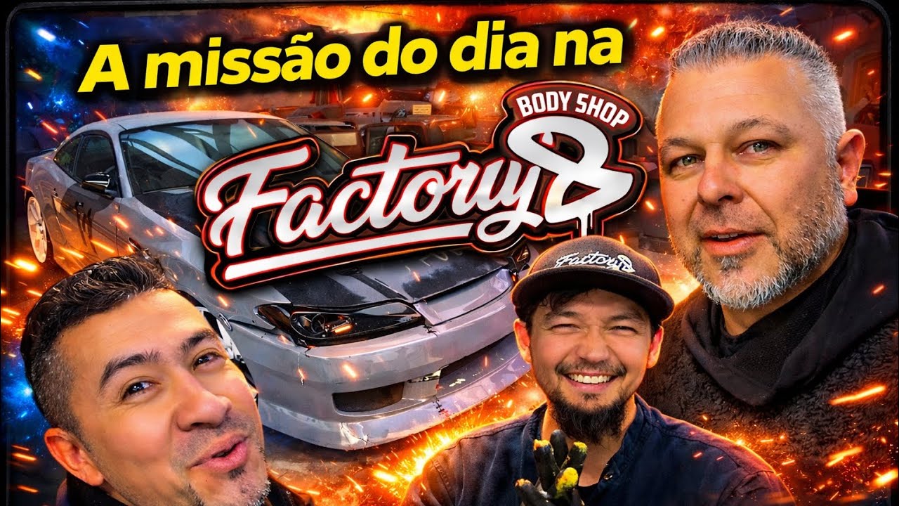 Bastidores da oficina Factory8 no JAPÃO 