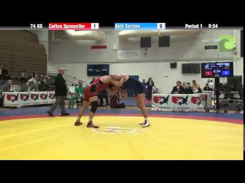 74 KG SF - Colton Sponseller (NYAC) vs. Kiril Terziev (Bulgaria)