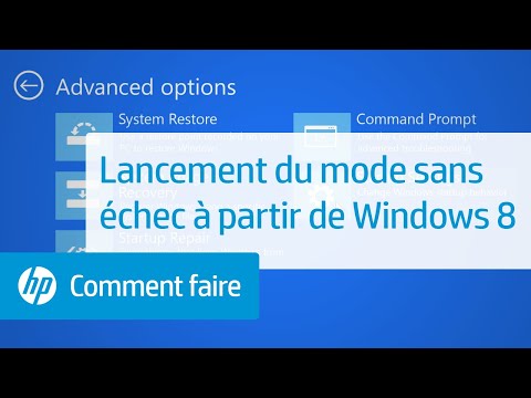 comment demarrer en mode sans echec hp pavilion