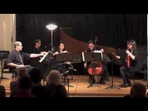 Carmela's Blue Fit for alto flute, violin, viola and cello by David Wechsler