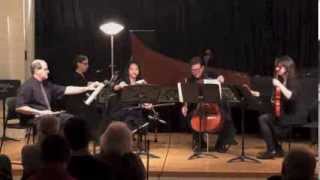 Carmela's Blue Fit for alto flute, violin, viola and cello by David Wechsler