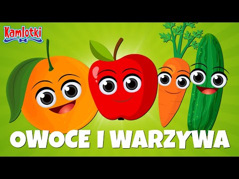 Owoce i warzywa dla dzieci - Rozpoznawanie i nauka słów