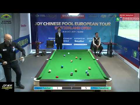 Jonni Fulcher VS Fitim Heradinaj - Part 2 - 2019 Joy Chinese Pool Euro Tour Switzerland Open