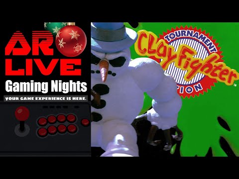 🕹️🎅🏾AR Live Gaming Nights |  Ultra Clay Fighter Tournament Edition | SNES | No Commentary