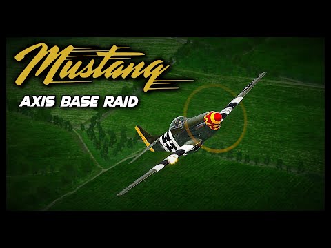 AXIS BASE RAID!!! | P51 vs. FW190s | Project Overlord server | DCS world WW2 PvP multiplayer