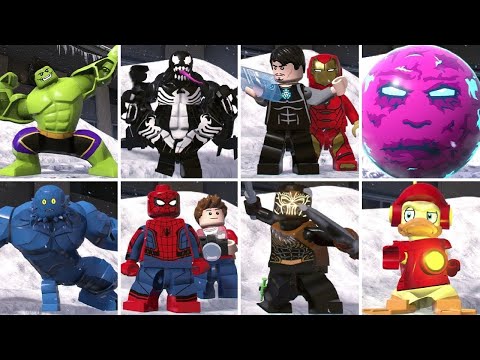 All Character Transformations in LEGO Marvel Super Heroes 2 (W/ All DLC)