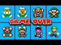 Luigi Fan Games Hacks GAME OVER Screens