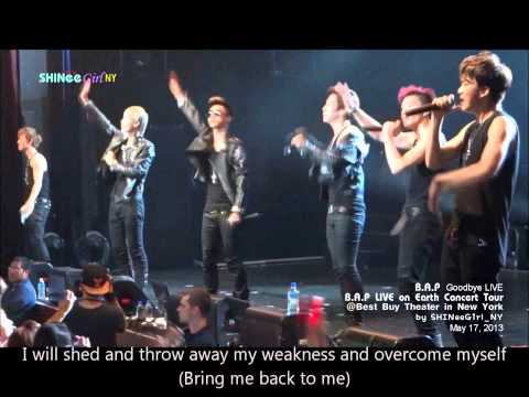 [eng sub] Goodbye (LIVE) - B.A.P at LOE NY