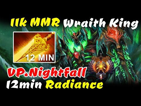 Dota 2 Wraith King 12 min Radiance. Dota 2 7.28C.How to farm like a 11k MMR dota 2 player.
