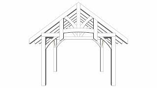 12'x12' Hammer Beam Gazebo