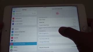 iPad Mini 4: How to Remove Touch ID / Fingerprint Lock Screen