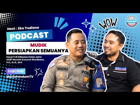 Kasat PJR Polda Jatim AKBP Hendrix Kusuma W Imbau Pemudik