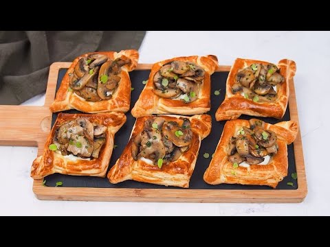 Mushroom tarts: how to prepare them with few ingredients!