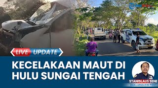 Macet Mengular Buntut Kecelakaan Maut, Mobil Tabrak Pohon di Jalan Lingkar Walangsi-Kapar Barabai