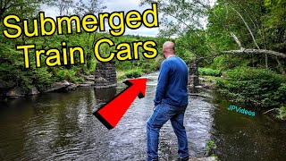 These Train Cars Are Submerged Underwater