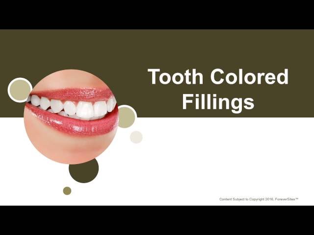 Tooth color fillings