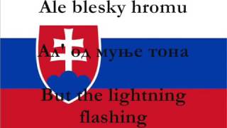 Nad Tatrou sa blýska   National Anthem of Slovakia with lyrics Slovak, Serbian, English