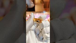 Wow That's a Unique Gold Ring 22k women handbags Goldbar making process designs #youtube #shorts