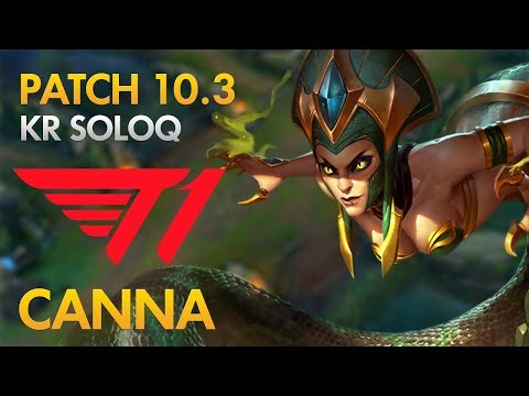 T1 Canna - Cassiopeia Mid Lane - KDA 14/4/10