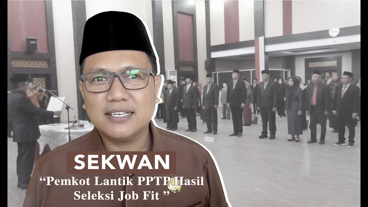 Sekwan : Pemkot Gorontalo Lantik PPTP Hasil Seleksi Job Fit